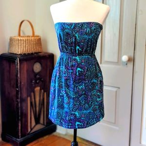 Billabong Strapless Dress. Size M. EUC.